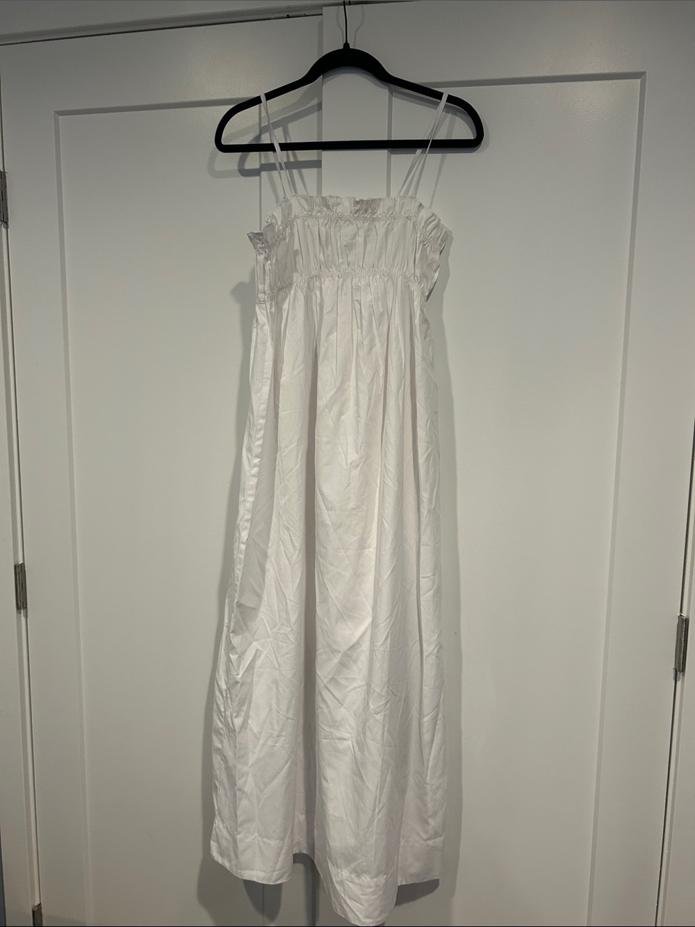 Bershka White Maxi Dress